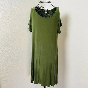 OLD NAVY DRESS Short Sleeve Knee Length M